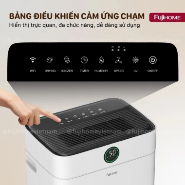 Máy hút ẩm Fujihome DH18W-HEPA dưới 30m2 có WiFi, lọc HEPA, BH 2 năm - 4.9 triệu 6