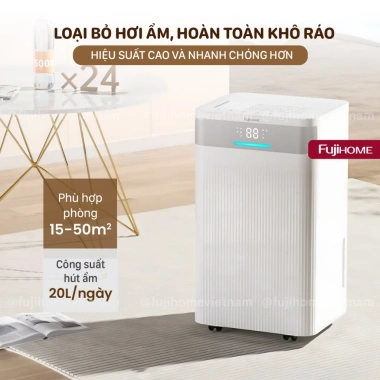 Máy hút ẩm Fujihome DH20NW-HEPA 20L/ngày dưới 50m2 WiFi, HEPA lọc khí, bảo hành 2 năm – Giá 4,900,000₫ 10