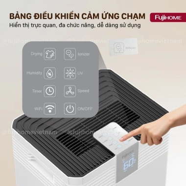 Máy hút ẩm Fujihome DH60W-HEPA 8