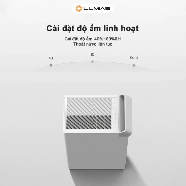 Máy hút ẩm không khí Lumias LMD-20L/35L/50L - 18 tháng bảo hành, hiệu suất cao, giảm giá 4.794.898₫ 7