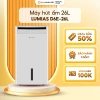Máy hút ẩm kiêm lọc không khí Lumias D6E-26L 26L 90m² - Lưới ion bạc khử khuẩn kép, BH 18 tháng