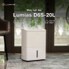 Máy hút ẩm Lumias D6S 12‑30‑60L kèm lọc không khí, điều khiển App, giảm giá 34% - BH18 2