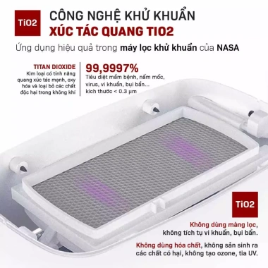 Máy hút ẩm mini Fujihome DHP05-MINI 1.080ml/ngày, lọc không khí Ion UV khử khuẩn - khách, ngủ, tủ quần áo 6