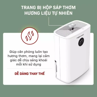 Máy hút ẩm mini Fujihome DHP05-MINI 1.080ml/ngày, lọc không khí Ion UV khử khuẩn - khách, ngủ, tủ quần áo 8