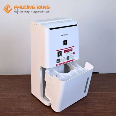 Máy hút ẩm Sharp DW-D12A-W 12L/ngày, phòng 25m2, xuất VAT, bảo hành 12 tháng - Giá 4.9 triệu