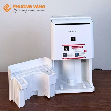 Máy hút ẩm Sharp DW-D12A-W 12L/ngày, phòng 25m2, xuất VAT, bảo hành 12 tháng - Giá 4.9 triệu