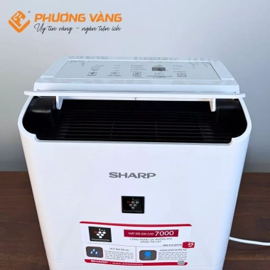 Máy hút ẩm Sharp DW-D12A-W 12L/ngày, phòng 25m2, xuất VAT, bảo hành 12 tháng - Giá 4.9 triệu