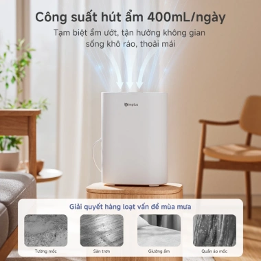 Máy hút ẩm Simplus CUSH007 400ml/ngày, bình 2.5L, 40dB - Giá ưu đãi 1.289.000₫