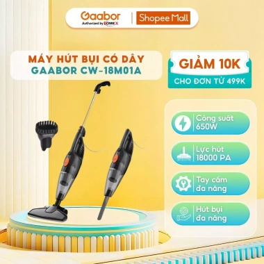 Máy hút bụi 2 in 1 GVCW-M15AS & CW-18M01A - Lực hút 16.000PA, dễ tháo lắp, 469.000đ