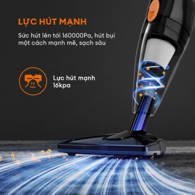 Máy hút bụi 2 in 1 GVCW-M15AS & CW-18M01A - Lực hút 16.000PA, dễ tháo lắp, 469.000đ