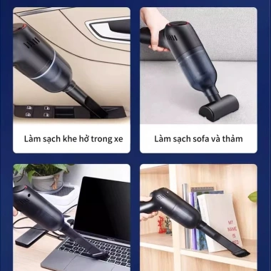 Máy hút bụi cầm tay AIODIY mini không dây 45.000PA siêu mạnh giá 374.892₫ 5