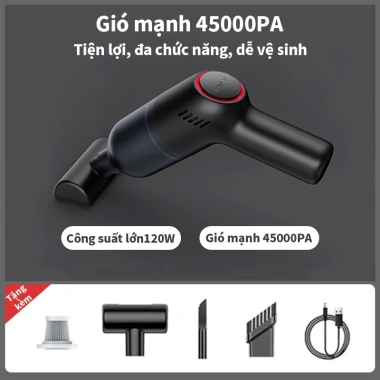 Máy hút bụi cầm tay AIODIY mini không dây 45.000PA siêu mạnh giá 374.892₫ 10