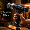 Máy hút bụi cầm tay BRUSI 48.000PA Pin sạc, lực hút mạnh, tặng 8 phụ kiện 5