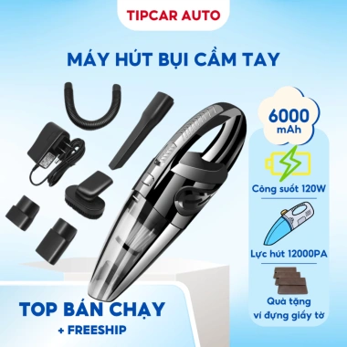 Máy Hút Bụi Cầm Tay Công Suất Lớn Mini Không Dây Đa Năng, Nhỏ Gọn Dùng Cho Ô Tô và Gia Đình - Giá Tốt 268k