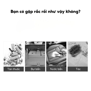 Máy Hút Bụi Cầm Tay Công Suất Lớn Mini Không Dây Đa Năng, Nhỏ Gọn Dùng Cho Ô Tô và Gia Đình - Giá Tốt 268k