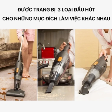 Máy hút bụi cầm tay Deerma DX115C 15.000Pa 600W - 3 đầu đa năng, bảo hành 12 tháng, 499k 3