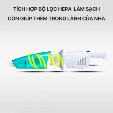 Máy Hút Bụi Cầm Tay Deerma DX118C 600W - Công Suất Mạnh, Giá Ưu Đãi 535k