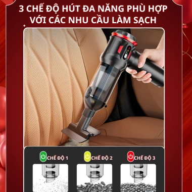 Máy hút bụi cầm tay Dododo Mini không dây V9, động cơ không chổi than, bảo hành 24 tháng 5