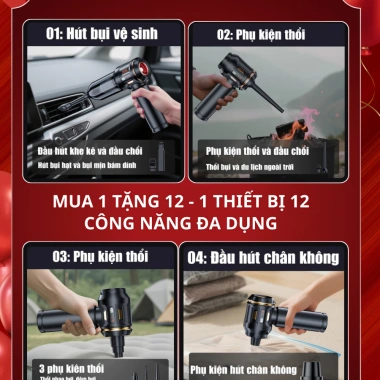 Máy hút bụi cầm tay Dododo Mini không dây V9, động cơ không chổi than, bảo hành 24 tháng 6