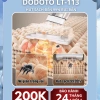 Máy hút bụi cầm tay dodoto LT113CG mini không dây, lực hút 20.000 Pa, bảo hành 24 tháng - Giá chỉ 825.000 VND 2