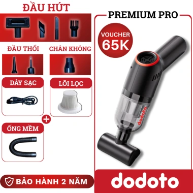 Máy hút bụi cầm tay Dodoto mini không dây 25.000Pa bảo hành 24 tháng giá 480.000₫ 10 Máy hút bụi cầm tay Dodoto mini không dây 25.000Pa bảo hành 24 tháng giá 480.000₫ 10