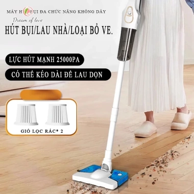 Máy hút bụi cầm tay DREAM OF LOVE - Hút sạch bề mặt, đa năng, chỉ 336.700₫