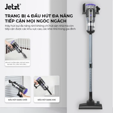 Máy hút bụi cầm tay JETZT X12 Lực hút 21.000PA, đầu hút đa năng, giá chỉ 1.039.000 VNĐ 3 Máy hút bụi cầm tay JETZT X12 Lực hút 21.000PA, đầu hút đa năng, giá chỉ 1.039.000 VNĐ 3