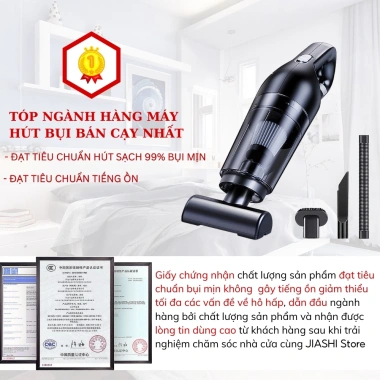 Máy hút bụi cầm tay không dây 15.000PA, siêu mạnh, nhỏ gọn - Giá ưu đãi 299.000₫