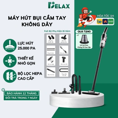 Máy Hút Bụi Cầm Tay Không Dây 25.000Pa Đa Năng HOKU MHB03 Nhỏ Gọn, Tiện Lợi, Dùng Gia Đình, Giường, Ô Tô