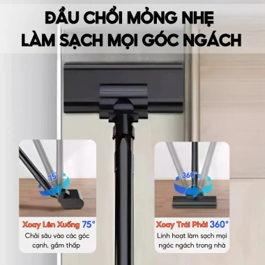Máy Hút Bụi Cầm Tay Không Dây 25.000Pa Đa Năng HOKU MHB03 Nhỏ Gọn, Tiện Lợi, Dùng Gia Đình, Giường, Ô Tô