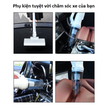 Máy Hút Bụi Cầm Tay Không Dây 25.000Pa Đa Năng HOKU MHB03 Nhỏ Gọn, Tiện Lợi, Dùng Gia Đình, Giường, Ô Tô