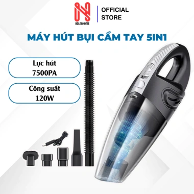 Máy hút bụi cầm tay không dây 5IN1 18.000PA 120W - Siêu mạnh, giá 115k giảm từ 148k