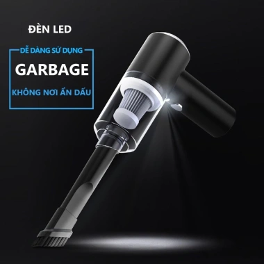 Máy Hút Bụi Cầm Tay Không Dây 5in1 Hút, Thổi, Hút Chân Không - Vệ Sinh Ô Tô & Sofa 5