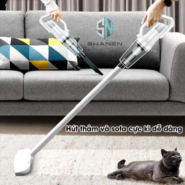 Máy hút bụi cầm tay không dây 5in1 SHANEN Lực hút 25.000Pa lõi thép cải tiến giảm giá 645.000₫ 6 Máy hút bụi cầm tay không dây 5in1 SHANEN Lực hút 25.000Pa lõi thép cải tiến giảm giá 645.000₫ 6