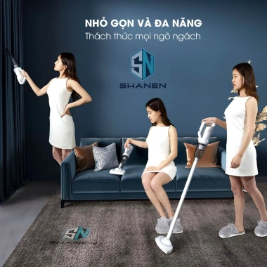 Máy hút bụi cầm tay không dây 5in1 SHANEN Lực hút 25.000Pa lõi thép cải tiến giảm giá 645.000₫ 7 Máy hút bụi cầm tay không dây 5in1 SHANEN Lực hút 25.000Pa lõi thép cải tiến giảm giá 645.000₫ 7
