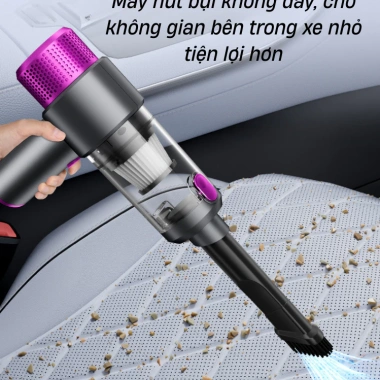 Máy hút bụi cầm tay không dây BRUSI 8 đầu - Giường đệm, sofa, lông thú, ô tô - 650.000₫ 2