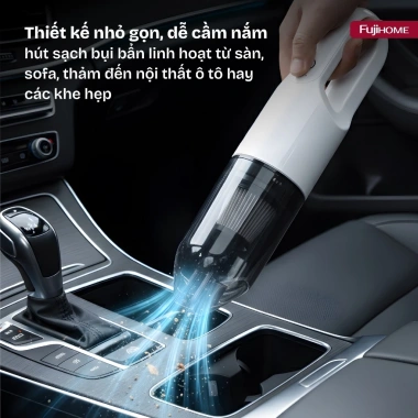 Máy hút bụi cầm tay không dây FujiHome VC01 - HEPA, dùng cho văn phòng, ô tô, BH 12 tháng - Giá chỉ 515.000₫ 6
