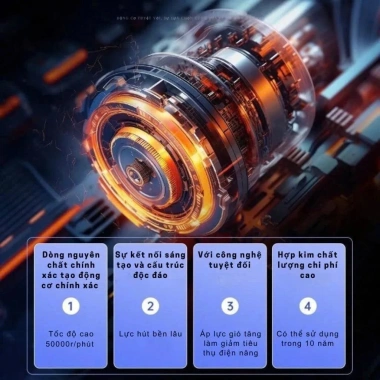 Máy hút bụi cầm tay không dây pin 6.000mAh, sạch ô tô, ga giường - Giá 279.000₫ 6 Máy hút bụi cầm tay không dây pin 6.000mAh, sạch ô tô, ga giường - Giá 279.000₫ 6
