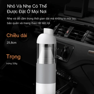 Máy Hút Bụi Cầm Tay Không Dây Xlaoml Youpin V01 4.000Pa Sạc Pin Dùng Cho Nhà & Ôtô - Giá 277.000 VND 3