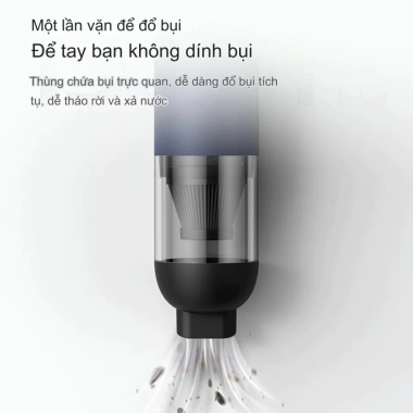 Máy Hút Bụi Cầm Tay Không Dây Xlaoml Youpin V01 4.000Pa Sạc Pin Dùng Cho Nhà & Ôtô - Giá 277.000 VND 7