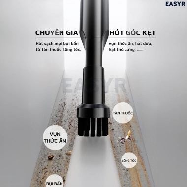 Máy Hút Bụi Cầm Tay MC05 Không Dây Mini EASYR Lực Hút 6.000Pa 120W Giá Ưu Đãi 758.000₫ 3 Máy Hút Bụi Cầm Tay MC05 Không Dây Mini EASYR Lực Hút 6.000Pa 120W Giá Ưu Đãi 758.000₫ 3