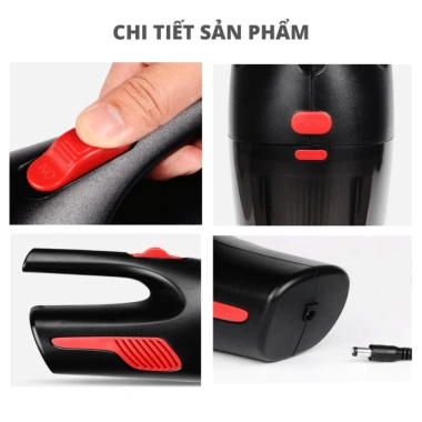 Máy Hút Bụi Cầm Tay Mini 120W Siêu Mạnh cho Gia Đình & Ô Tô - Bảo Hành 1 Năm - Giá 180.000₫ 8 Máy Hút Bụi Cầm Tay Mini 120W Siêu Mạnh cho Gia Đình & Ô Tô - Bảo Hành 1 Năm - Giá 180.000₫ 8