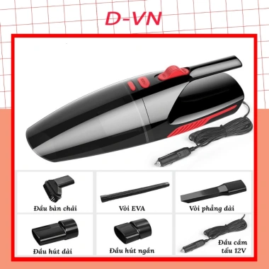 Máy hút bụi cầm tay mini 12V ô tô, văn phòng - Bảo hành 1 năm, chỉ 219.000₫