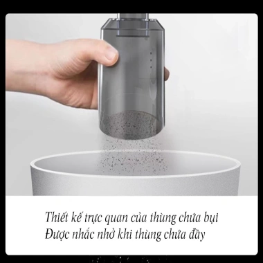 Máy hút bụi cầm tay mini 2 pin - Nhẹ, hút bụi xe và khe cửa, 75.000 VND