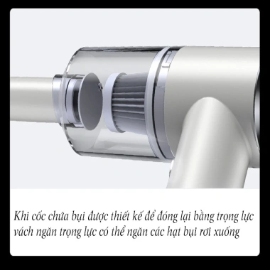 Máy hút bụi cầm tay mini 2 pin - Nhẹ, hút bụi xe và khe cửa, 75.000 VND