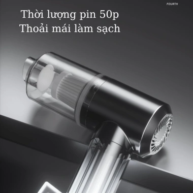 Máy Hút Bụi Cầm Tay Mini 2 trong 1 cho ô tô, giường, đệm - Siêu nhẹ, mạnh, giá 107.000đ 6 Máy Hút Bụi Cầm Tay Mini 2 trong 1 cho ô tô, giường, đệm - Siêu nhẹ, mạnh, giá 107.000đ 6