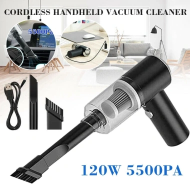 Máy Hút Bụi Cầm Tay Mini 2 trong 1 cho ô tô, giường, đệm - Siêu nhẹ, mạnh, giá 107.000đ