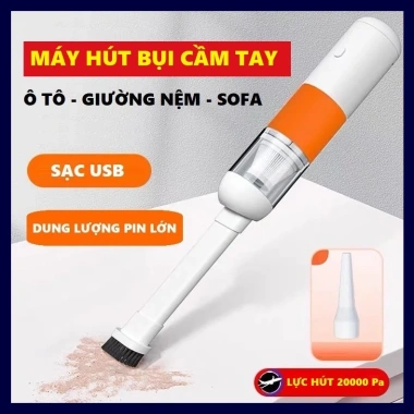 Máy hút bụi cầm tay mini 20.000Pa - Hút bụi ô tô, giường, đệm, giá chỉ 149.000₫ 2