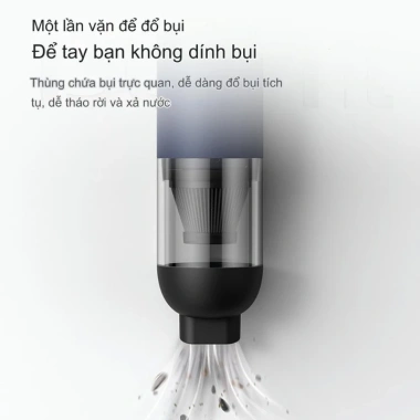 Máy hút bụi cầm tay mini 3Life V01 4.000Pa không dây, sạc Type-C, nhẹ bền 288.000 VND