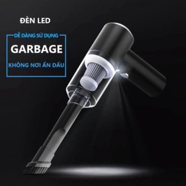 Máy hút bụi cầm tay mini đa chức năng Xe ôtô, giường nệm, lông chó mèo, chỉ 109.000đ 8